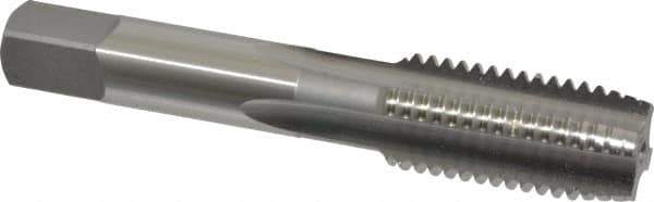 OSG - 3/4-10 UNC 2B/3B 4 Flute Bright Finish High Speed Steel Straight Flute Standard Hand Tap - Plug, Right Hand Thread, 4-1/4" OAL, 2" Thread Length, H5 Limit, Oversize - Exact Industrial Supply