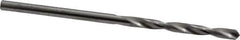 SGS - #37 118° Solid Carbide Jobber Drill - Bright Finish, Right Hand Cut, Spiral Flute, Straight Shank, 2-1/4" OAL, Faceted Point - USA Tool & Supply