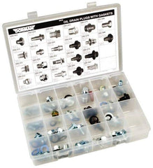 Dorman - 44 Piece, 1/2-20 to M22x1.5 Oil Drain Plug Gaskets - Steel - USA Tool & Supply