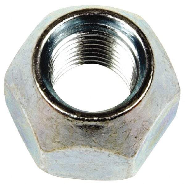 Dorman - 7/16-20 Zinc Finish Open Wheel Nut - 3/4" Hex, 9/16" OAL - USA Tool & Supply