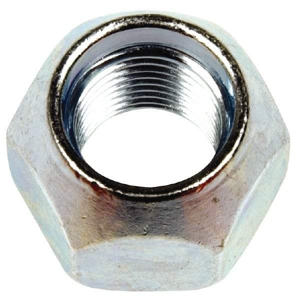 Dorman - 1/2-20 Zinc Finish Open Wheel Nut - 13/16" Hex, 5/8" OAL, 60° Seat Angle - USA Tool & Supply