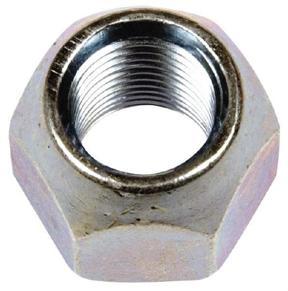 Dorman - M12-1.25 Chrome Finish Open Wheel Nut - 19mm Hex, 16mm OAL, 60° Seat Angle - USA Tool & Supply