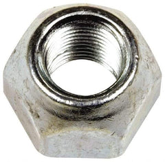 Dorman - M12-1.25 Zinc Finish Open Wheel Nut - 21mm Hex, 16mm OAL, 60° Seat Angle - USA Tool & Supply