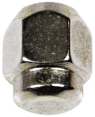 Dorman - M10-1.25 Chrome Finish Capped Wheel Nut - 17mm Hex, 21mm OAL, 60° Seat Angle - USA Tool & Supply