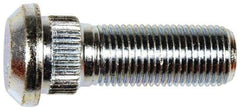 Dorman - 1/2-20 Serrated Bolt Wheel Stud - 0.63" Knurl, 1-17/32" OAL, 3/8" Shoulder Length - USA Tool & Supply