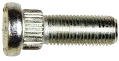 Dorman - 7/16-20 Serrated Bolt Wheel Stud - 0.575" Knurl, 1-3/8" OAL, 5/16" Shoulder Length - USA Tool & Supply