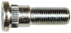 Dorman - 1/2-20 Serrated Bolt Wheel Stud - 5/8" Knurl, 1-5/8" OAL, 15/32" Shoulder Length - USA Tool & Supply