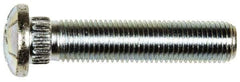 Dorman - 7/16-20 Serrated Bolt Wheel Stud - 0.475" Knurl, 2-1/8" OAL, 3/16" Shoulder Length - USA Tool & Supply