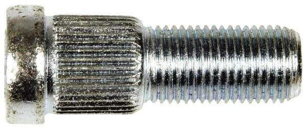 Dorman - 1/2-20 Serrated Bolt Wheel Stud - 0.62" Knurl, 1-5/8" OAL, 19/32" Shoulder Length - USA Tool & Supply