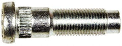 Dorman - 1/2-20 Serrated Bolt Wheel Stud - 0.56" Knurl, 2" OAL, 23/32" Shoulder Length - USA Tool & Supply