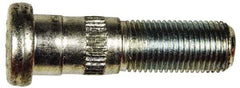 Dorman - 9/16-18 Serrated Bolt Wheel Stud - 5/8" Knurl, 2-1/8" OAL, 29/32" Shoulder Length - USA Tool & Supply