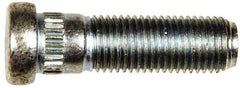 Dorman - 7/16-20 Serrated Bolt Wheel Stud - 0.472" Knurl, 1-1/2" OAL, 11/32" Shoulder Length - USA Tool & Supply