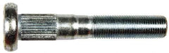 Dorman - 9/16-18 Serrated Bolt Wheel Stud - 0.621" Knurl, 3-17/32" OAL, 1-5/16" Shoulder Length - USA Tool & Supply