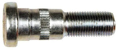 Dorman - 1/2-20 Serrated Bolt Wheel Stud - 5/8" Knurl, 2" OAL, 7/8" Shoulder Length - USA Tool & Supply