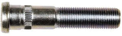 Dorman - 9/16-18 Serrated Bolt Wheel Stud - 0.63" Knurl, 2-25/32" OAL, 1-1/8" Shoulder Length - USA Tool & Supply