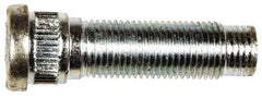 Dorman - 1/2-20 Serrated Bolt Wheel Stud - 0.62" Knurl, 1-21/32" OAL, 11/32" Shoulder Length - USA Tool & Supply