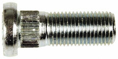 Dorman - M12-1.25 Serrated Bolt Wheel Stud - 13mm Knurl, 32mm OAL, 10mm Shoulder Length - USA Tool & Supply