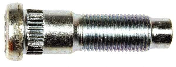 Dorman - 1/2-20 Serrated Bolt Wheel Stud - 0.589" Knurl, 1-15/16" OAL, 5/8" Shoulder Length - USA Tool & Supply