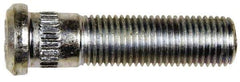 Dorman - 7/16-20 Serrated Bolt Wheel Stud - 0.475" Knurl, 1-3/4" OAL, 27/64" Shoulder Length - USA Tool & Supply