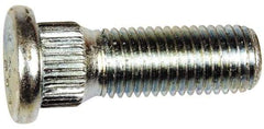 Dorman - M12-1.5 Serrated Bolt Wheel Stud - 14.35mm Knurl, 37.5mm OAL, 7mm Shoulder Length - USA Tool & Supply