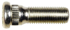 Dorman - M12-1.5 Serrated Bolt Wheel Stud - 14.2mm Knurl, 40mm OAL, 8mm Shoulder Length - USA Tool & Supply