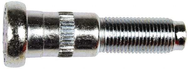 Dorman - 1/2-20 Serrated Bolt Wheel Stud - 5/8" Knurl, 2-1/4" OAL, 15/16" Shoulder Length - USA Tool & Supply