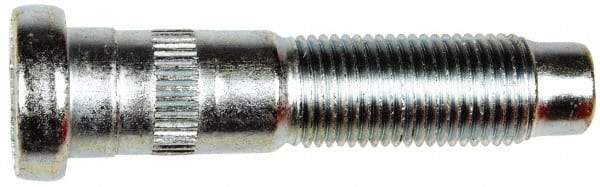 Dorman - 9/16-18 Serrated Bolt Wheel Stud - 0.62" Knurl, 2-5/8" OAL, 1" Shoulder Length - USA Tool & Supply