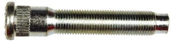 Dorman - 9/16-18 Serrated Bolt Wheel Stud - 0.677" Knurl, 3-9/32" OAL, 15/16" Shoulder Length - USA Tool & Supply