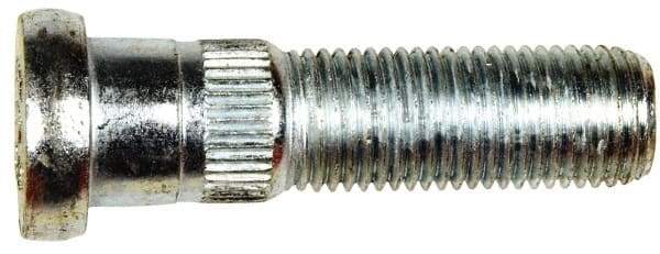 Dorman - M14-1.5 Serrated Bolt Wheel Stud - 16mm Knurl, 54.5mm OAL, 17.5mm Shoulder Length - USA Tool & Supply