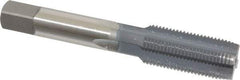 OSG - 5/8-18 UNF 3B 4 Flute elektraLUBE Finish High Speed Steel Straight Flute Standard Hand Tap - Plug, Right Hand Thread, 3-13/16" OAL, 1-13/16" Thread Length, H3 Limit - Exact Industrial Supply