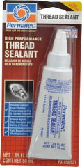 Permatex - 50 mL Tube, White, Paste High Strength Threadlocker - Series 565 - USA Tool & Supply