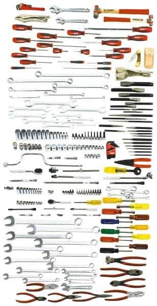 Proto - 233 Piece Mechanic's Tool Set - Tools Only - USA Tool & Supply