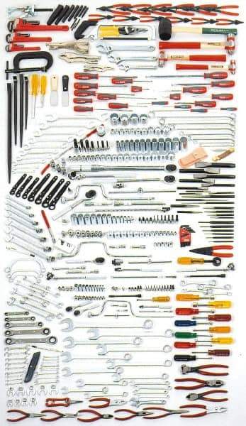 Proto - 411 Piece Mechanic's Tool Set - Tools Only - USA Tool & Supply