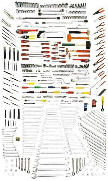 Proto - 497 Piece Mechanic's Tool Set - Tools Only - USA Tool & Supply