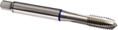 Guhring - M8x1.25 Metric, 3 Flute, Bright Finish, Powdered Metal Spiral Point Tap - Plug Chamfer, Right Hand Thread, 90mm OAL, 6H Class of Fit, Series 877 - Exact Industrial Supply