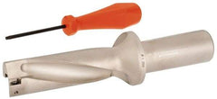 Sumitomo - 3.907" Max Drill Depth, 3xD, 1-1/4" Diam, Indexable Insert Drill - 1-1/4" Shank Diam, Whistle Notch Shank - USA Tool & Supply