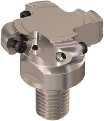 Seco - Modular Connection Connection, 0.236" Cutting Width, 19/64" Depth of Cut, 1-1/2" Cutter Diam, 6 Tooth Indexable Slotting Cutter - R335.29 Toolholder, RD.. 06.. Insert, Right Hand Cutting Direction - USA Tool & Supply