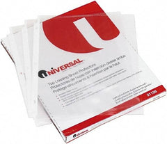 UNIVERSAL - 50 Piece Clear Sheet Protectors-Ring Binder - 11" High x 8-1/2" Wide - USA Tool & Supply