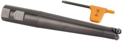 Kennametal - 3/4" Cutting Diam, 1" Shank Diam, 3/4" Max Depth of Cut, Straight Shank Indexable Copy End Mill - 2 Inserts, RD.X 10.. Insert, KDM Toolholder, Through Coolant - USA Tool & Supply