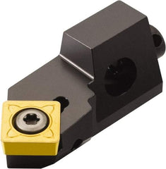 Sandvik Coromant - Series CoroTurn 107, Left Hand, SSSCR/L..CA Toolholder Compatibility, SCMT 12 04 08, SCMT 432 Insert Compatibility, Indexable Turning Cartridge - Screw Holding Method, 55.3mm OAL - USA Tool & Supply