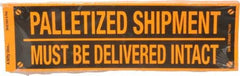 Nifty Products - PALLETIZED SHIPMENT Shipping Label - 10" High x 3" Wide - USA Tool & Supply