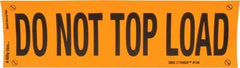 Nifty Products - DO NOT TOP LOAD Shipping Label - 10" High x 3" Wide - USA Tool & Supply