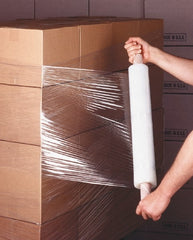 Value Collection - Pack of (4), 20" x 1,000', 70 Gauge Clear Hand-Held Stretch & Pallet Wrap with Extended Core