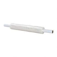 Stretch Associates - 20" x 1,000' 70 Gauge Clear Hand Held Stretch & Pallet Wrap with Extended Core - 70 Gauge, Clear - USA Tool & Supply