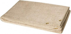 Steiner - 10' High x 10' Wide x 0.035" Thick Fiberglass Welding Blanket - Tan, Grommet - USA Tool & Supply