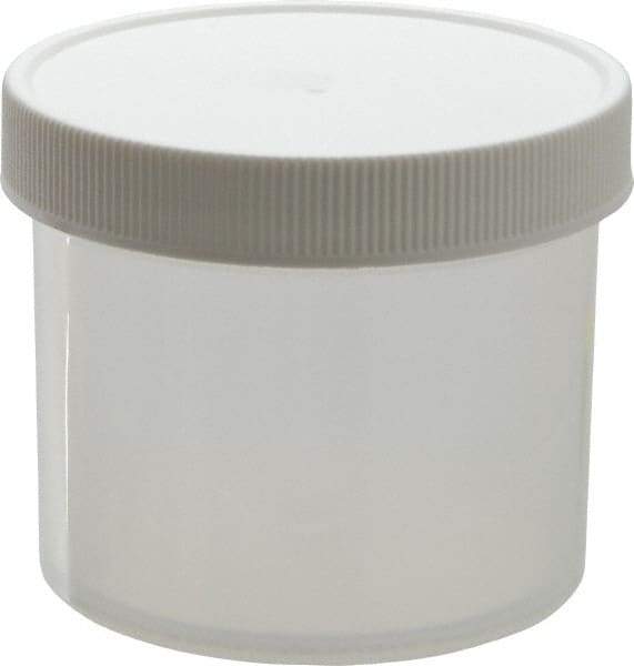 Dynalon Labware - 4 oz Jar - Polypropylene, Translucent, 2.16" High x 2.76" Diam, 2.76" Cap - USA Tool & Supply