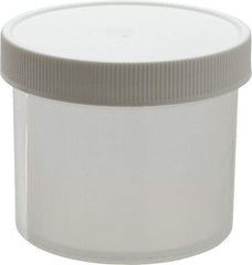 Dynalon Labware - 4 oz Jar - Polypropylene, Translucent, 2.16" High x 2.76" Diam, 2.76" Cap - USA Tool & Supply