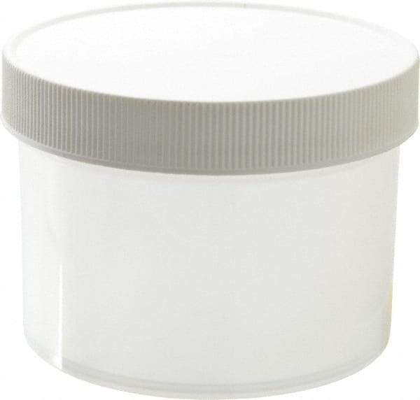 Dynalon Labware - 8 oz Jar - Polypropylene, Translucent, 2.44" High x 3-1/2" Diam, 3-1/2" Cap - USA Tool & Supply
