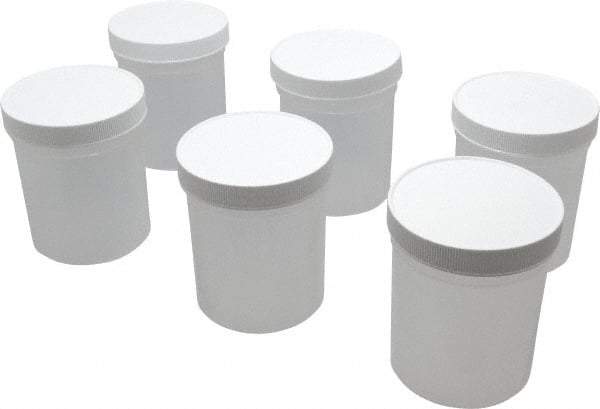 Dynalon Labware - 16 oz Jar - Polypropylene, Translucent, 3.74" High x 3-1/2" Diam, 3-1/2" Cap - USA Tool & Supply