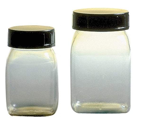 Dynalon Labware - 2,000 mL Wide-Mouth Bottle - PVC, Clear, 7.48" High x 2.76" Diam, 2.76" Cap - USA Tool & Supply